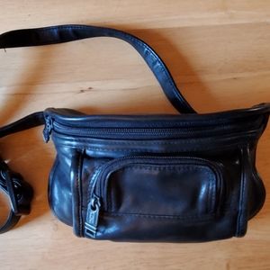 Leather Tumi Fanny Pack